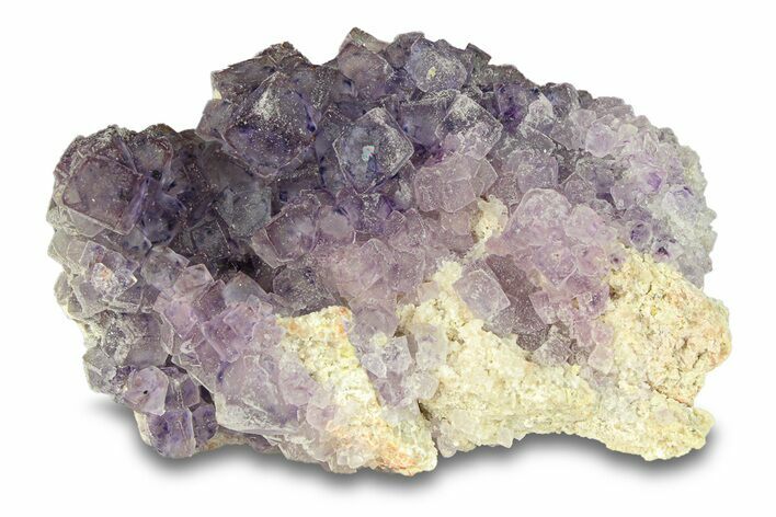 Deep Purple Cubic Fluorite Crystal - Morocco #294242